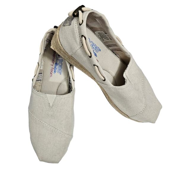 BOBS Set Sail in Natural by Skechers Women's Size 8.5 - Picture 1 of 7
